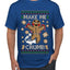 Make Me Crumb, Ugly Christmas Sweater Unisex Men's T-Shirt
