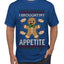 I Brought My Appetitie, Ugly Christmas Sweater Unisex Men's T-Shirt