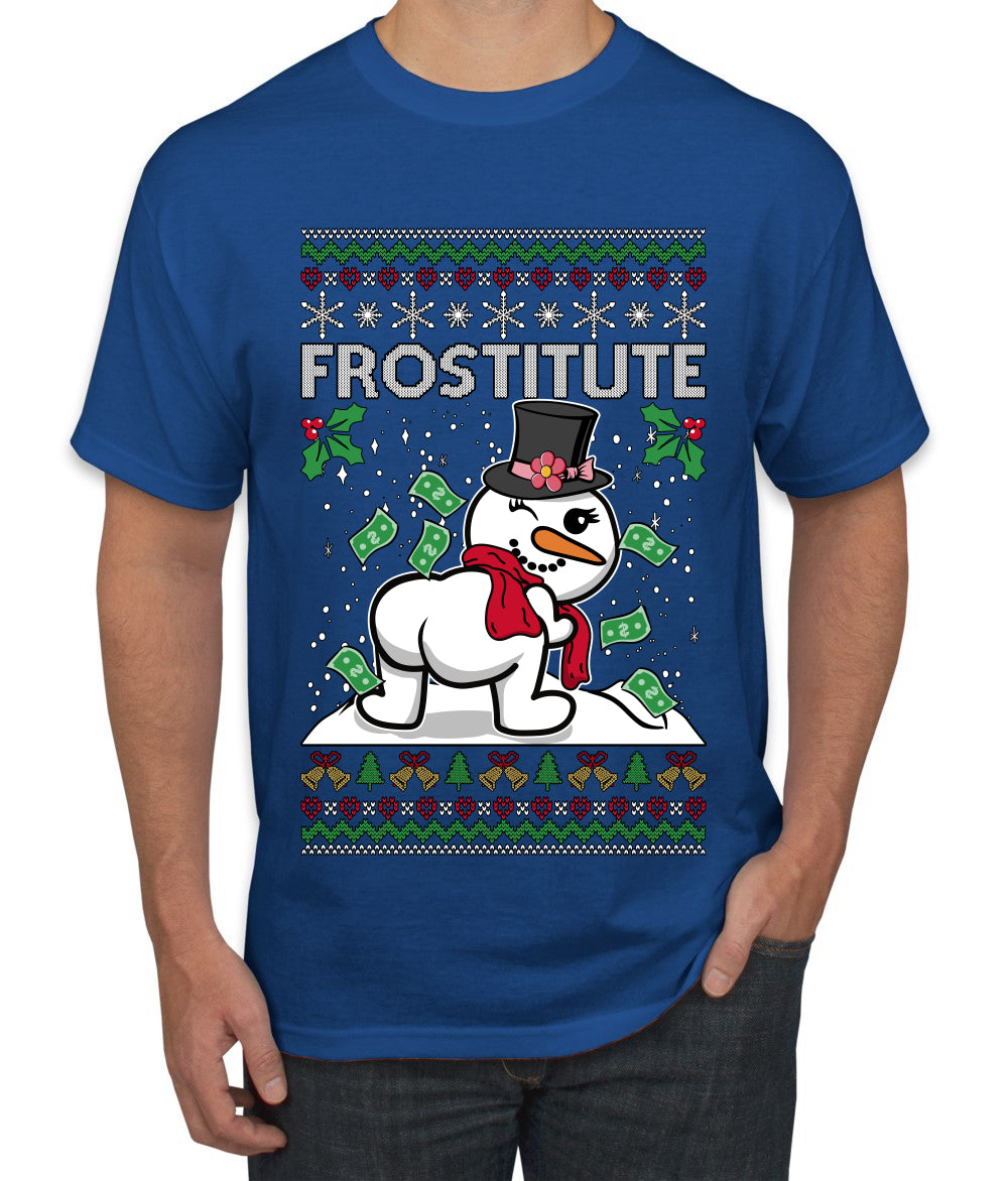 Frostitute, Ugly Christmas Sweater Unisex Men's T-Shirt
