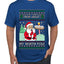 Ask Your Mom About My North Pole Naughty Santa, Ugly Christmas Sweater Unisex Men's T-Shirt