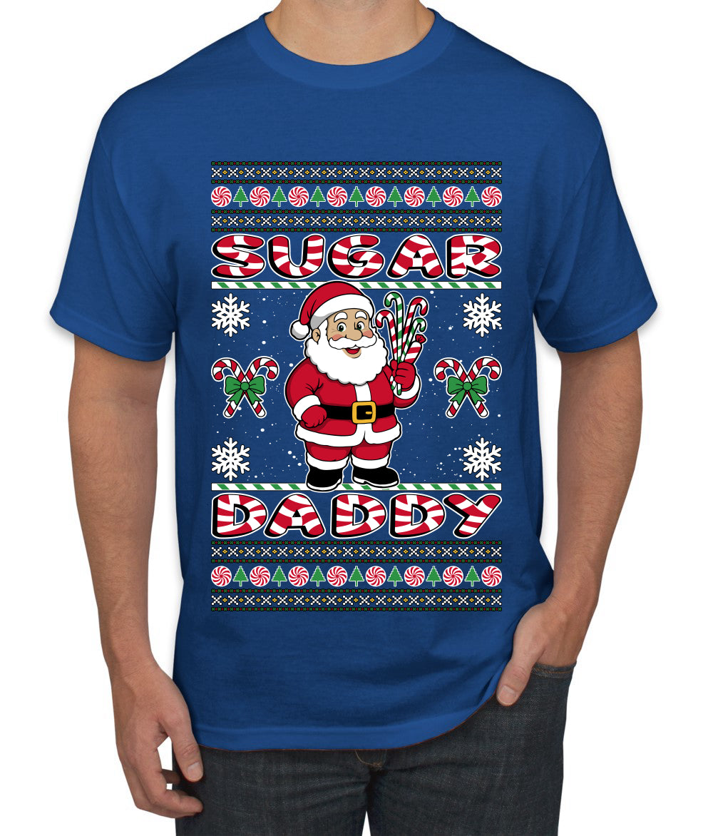 Sugar Daddy Santa, Ugly Christmas Sweater Unisex Men's T-Shirt