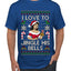 I Love To Jingle His Bells, Ugly Christmas Sweater Unisex Men's T-Shirt