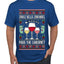 Jingle Bells, Zinfandel Pass The Cabernet Wine Drinker, Ugly Christmas Sweater Unisex Men's T-Shirt