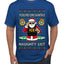 You're On Santa's Naughty List ICE Agent, Ugly Christmas Sweater Unisex Men's T-Shirt