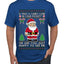 Is That A Candy Cane In Your Pocket Naughty Santa, Ugly Christmas Sweater Unisex Men's T-Shirt
