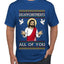 Disappointments All Of You Jesus, Ugly Christmas Sweater Unisex Men's T-Shirt