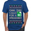 Oh... This Calls for A Spreadsheet, Ugly Christmas Sweater Unisex Men's T-Shirt