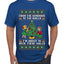 From The Windows To The Walls I'm About To Deck These Halls, Ugly Christmas Sweater Unisex Men's T-Shirt