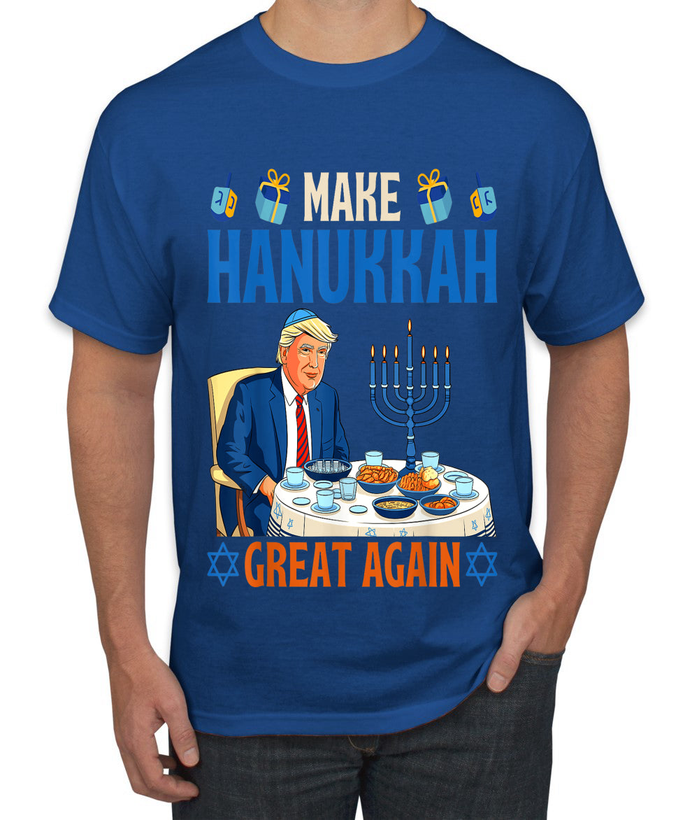Make Hanukkah Great Again, Ugly Christmas Sweater Unisex Men's T-Shirt