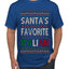 Santa's Favorite Italian, Funny Italian Christmas Sweater, Ugly Christmas Sweater Unisex Men's T-Shirt