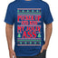 Pucker Up And Kiss My Jolly Ass, Ugly Christmas Sweater Unisex Men's T-Shirt