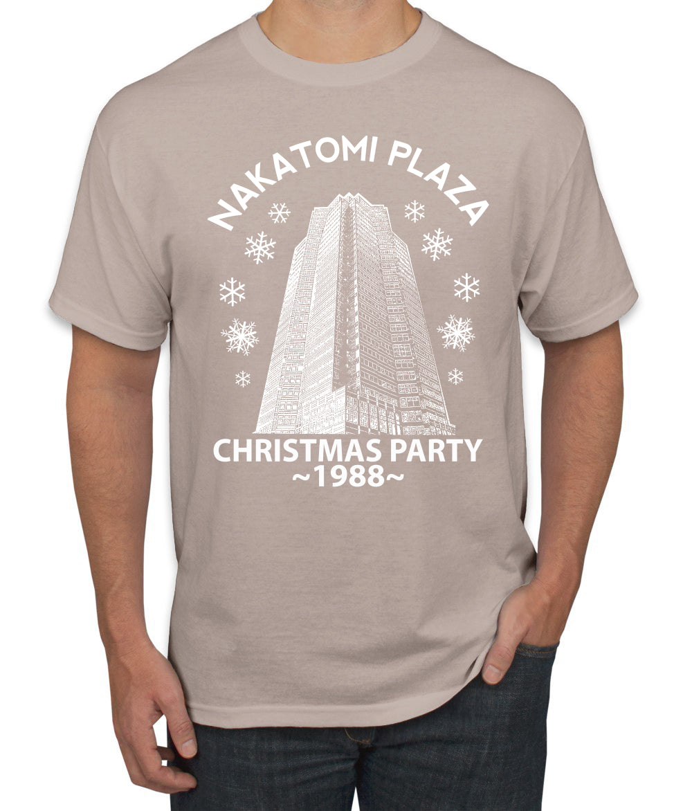 Nakatomi Plaza Christmas Party 1988 Classic McClane Die Hard Ugly Christmas Men's T-Shirt