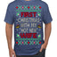 First Christmas With My Hot New Wife Classic Newlywed Ugly Christmas Sweater Men's T-Shirt