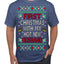 First Christmas With My Hot New Husband Classic Newlywed Ugly Christmas Sweater Men's T-Shirt