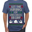 Let the Airing of Grievances Begin Funny TV Sitcom Festivus Ugly Christmas Sweater Men's T-Shirt