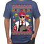 Mac Daddy Funny Viral Trump Meme Fast Food Fries Burgers Ugly Christmas Sweater Men's T-Shirt