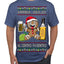 Arriba Abajo Al Centro Pa'Dentro Cheers to Health Salud Ugly Christmas Sweater Men's T-Shirt