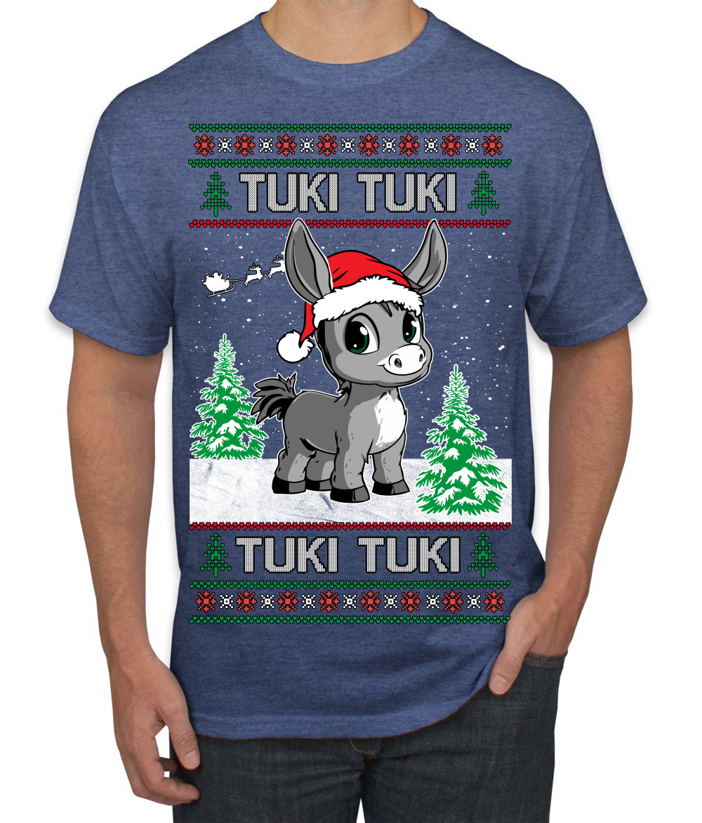 Tuki Tuki Tuki Funny Spanish Music Lyrics Ugly Christmas Sweater Men's T-Shirt