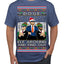 Doge Elf Around and Find Out Trump Elon Vivek MAGA Ugly Christmas Sweater Men's T-Shirt
