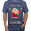Ugly Ass Sweater Funny Santa Claus Butt Xmas Ugly Christmas Sweater Men's T-Shirt