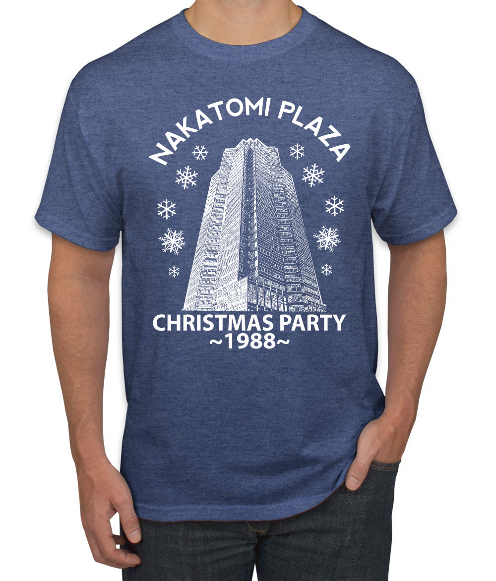 Nakatomi Plaza Christmas Party 1988 Classic McClane Die Hard Ugly Christmas Men's T-Shirt