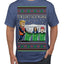 Tis the Season to Take Out the Garbage President Trump Ugly Christmas Sweater Men's T-Shirt