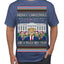 Merry Christmas and a MAGA New Year 2025 Ugly Christmas Sweater Men's T-Shirt