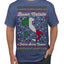 Buon Natale e Felice Anno Nuovo! Merry Christmas and Happy New Year Ugly Christmas Sweater Men's T-Shirt