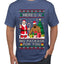 Here's A Big Package For You Santa Christmas Sweater, Ugly Christmas Sweater Men's T-Shirt
