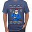 Santa Stands On Christmas, Ugly Christmas Sweater Men's T-Shirt