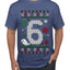 Christmas 6 Meme, Ugly Christmas Sweater Unisex Men's T-Shirt