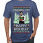 Finding My Happy Holiday, Ugly Christmas Sweater Men's T-Shirt