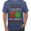 Big and Bobbing, Funny Ugly Christmas Sweater Unisex Men's T-Shirt