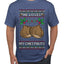 He Loves my Chestnuts, Ugly Christmas Sweater Unisex Men's T-Shirt