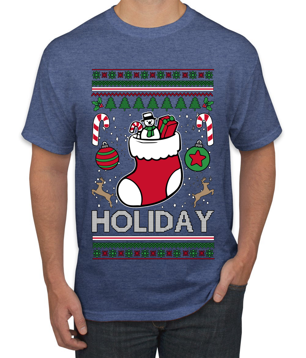 Holiday, Ugly Christmas Sweater Unisex Men's T-Shirt