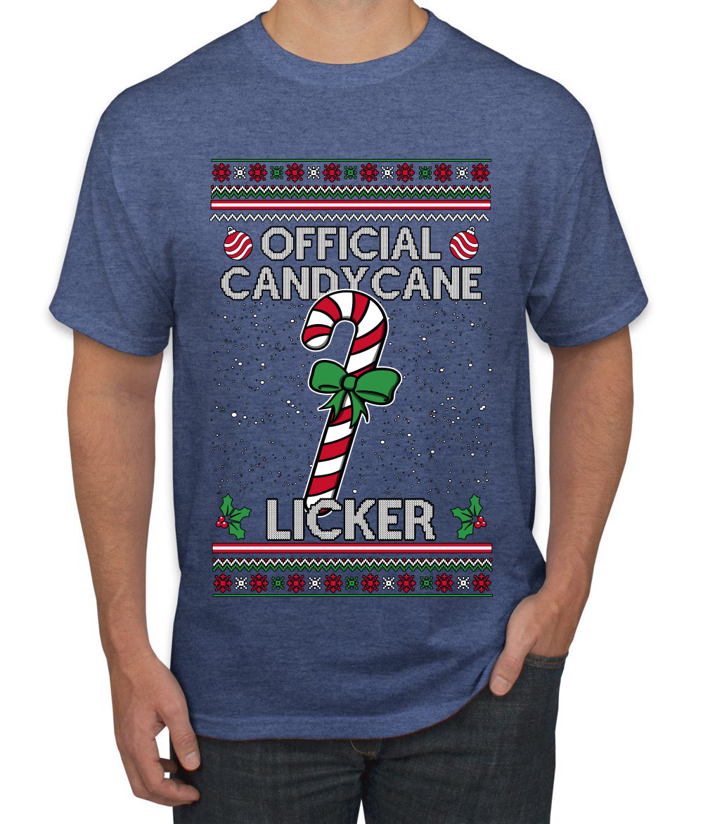 Official Candy Cane Licker, Ugly Christmas Sweater Unisex Unisex Men's T-Shirt