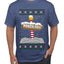 North Pole, Ugly Christmas Sweater Unisex Men's T-Shirt