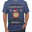 Silent Butt Deadly Farting Santa, Ugly Christmas Sweater Unisex Men's T-Shirt