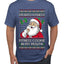 I'm Into Fitness Cookie In My Mouth Santa, Ugly Christmas Sweater Unisex Men's T-Shirt
