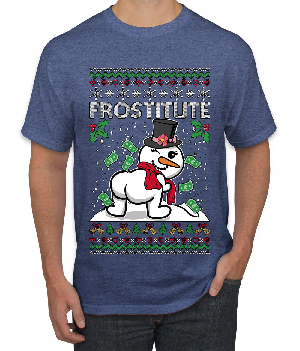Frostitute, Ugly Christmas Sweater Unisex Men's T-Shirt