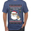 Be Nice To The Server Santa's Watching, Ugly Christmas Sweater Unisex Men's T-Shirt