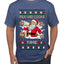 Milk And Cookie Time, Ugly Christmas Sweater Unisex Men's T-Shirt