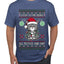 Look At Me Being All Festive And Shit, Ugly Christmas Sweater Unisex Men's T-Shirt