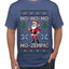 Skinny Santa Ho Ho Ho Ho-Zempic Weight Loss Shot, Ugly Christmas Sweater Unisex Men's T-Shirt