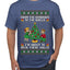 From The Windows To The Walls I'm About To Deck These Halls, Ugly Christmas Sweater Unisex Men's T-Shirt