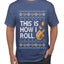This Is How I Roll Dreidel Hanukkah, Ugly Christmas Sweater Unisex Men's T-Shirt