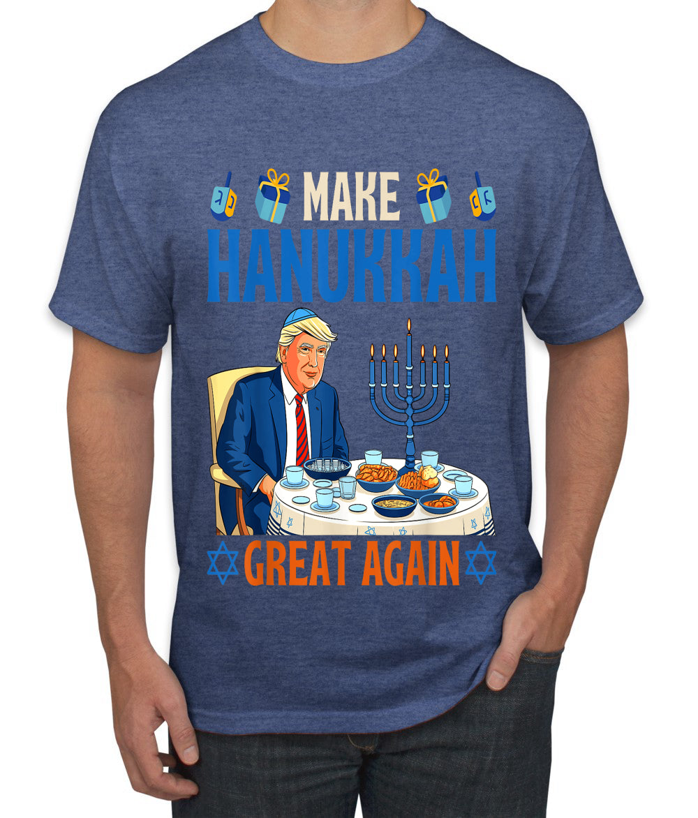 Make Hanukkah Great Again, Ugly Christmas Sweater Unisex Men's T-Shirt