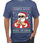 Santa Says 6 7 Numbers Meme, Ugly Christmas Sweater Unisex Men's T-Shirt
