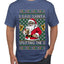I Saw Santa Splitting The G, Ugly Christmas Sweater Unisex Men's T-Shirt