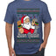 Buon Natale, Italian Santa Claus, Funny, Italian American Humor, Ugly Christmas Sweater Unisex Men's T-Shirt